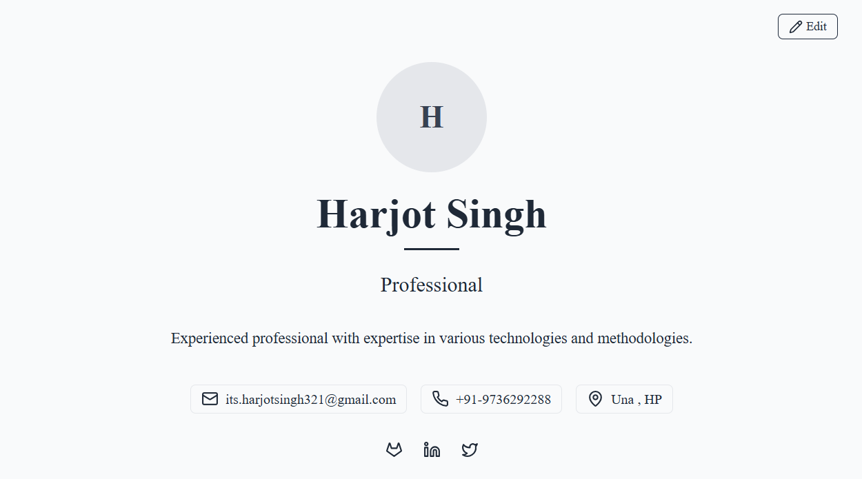 Elegant template preview